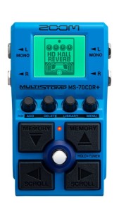 Zoom MS-70CDR+ MultiStomp Guitar Effects Pedal with Over 140 Effects Featuring Choruses, Delays, Reverbs.